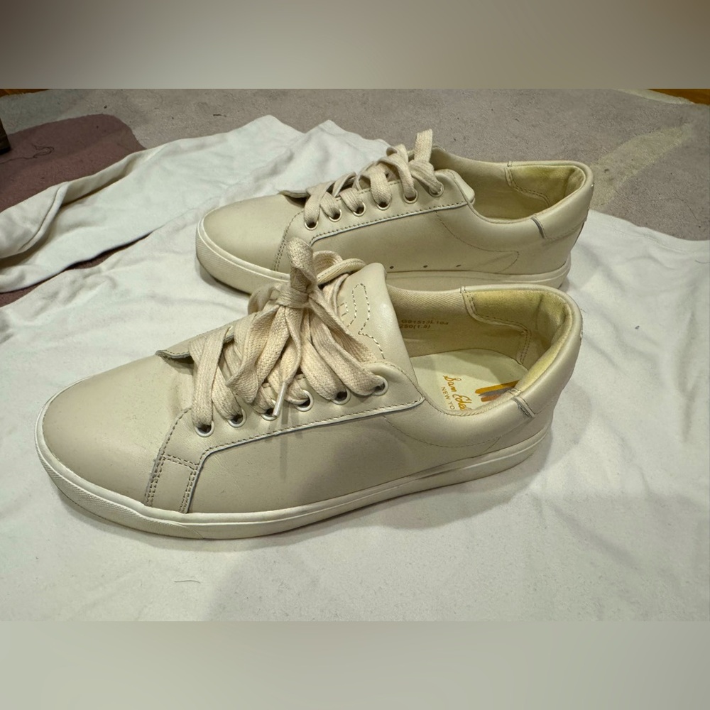 Sam Edelman Ethyl Women's Sneakers, 8M, Cream/Beige